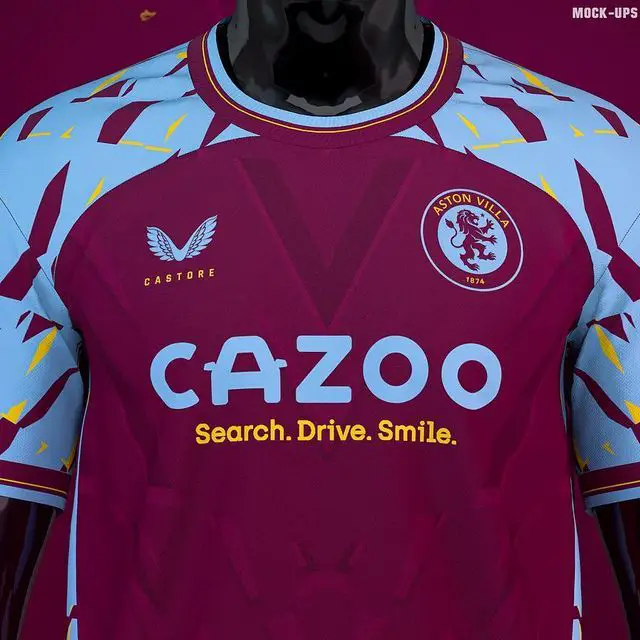 , Astonvilla Noah Qehzy on Instagram: « Aston Villa Home Kit Concept Design made with mock-ups from @templatefc. What do you think? Get the mockups and pattern packs I use from @templatefc www.templatefc.com. #templatefc #astonvilla #villa #nottingham #castore #castorekit #conceptkit #castoreconcept #soccer #football #soccerkit #footballkit »|Pinterest