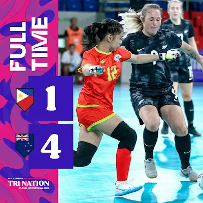 , Match amical de futsal féminin – Philippines 1-4 Nouvelle-Zélande
