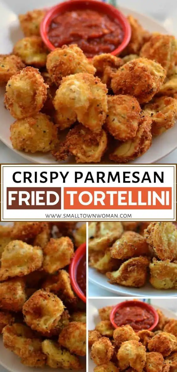 , Football Tortellini frits croustillants au parmesan
|Pinterest