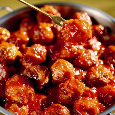 , Football Sweet-and-Sour Meatballs Recipe|Pinterest